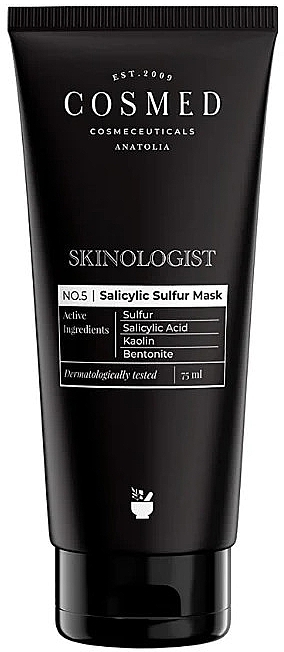 Глиняная маска для лице с салициловой кислотой и серой - Cosmed Skinologist Salicylic Sulfur Mask