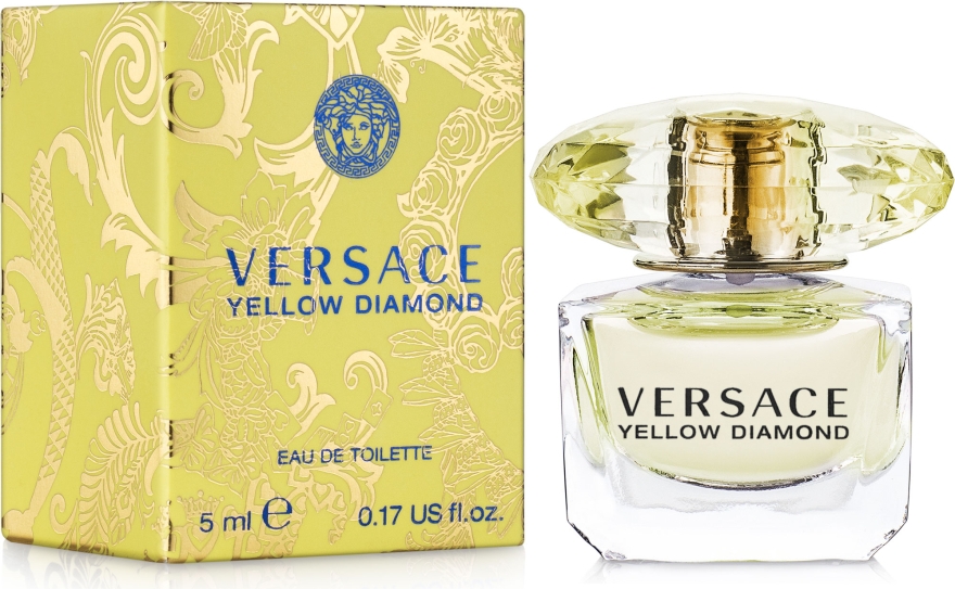 Versace Yellow Diamond - Туалетная вода (мини) — фото N3