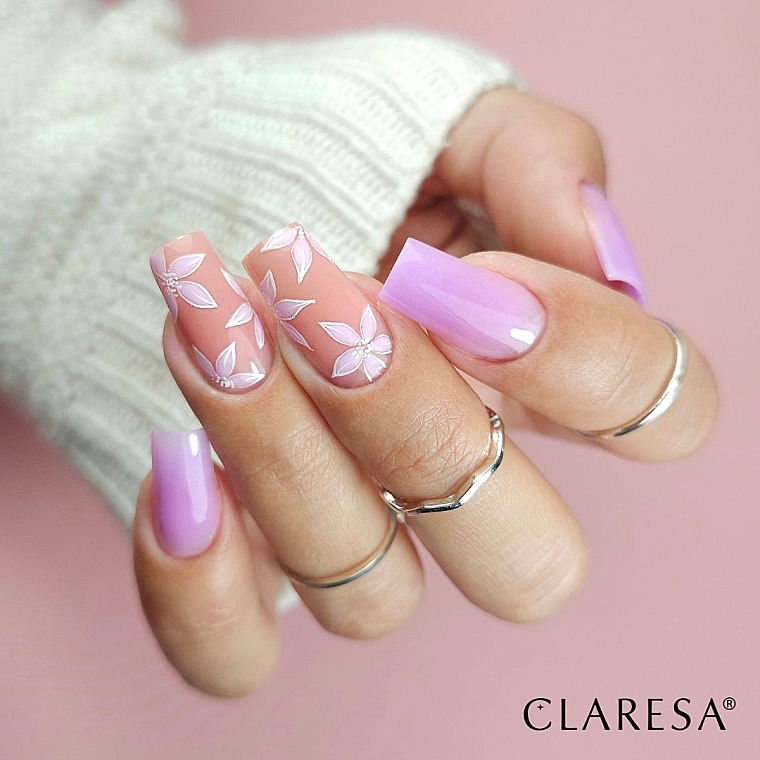 Моделирующий гель для ногтей - Claresa Soft & Easy Builder Gel UV/LED Lilac — фото N4