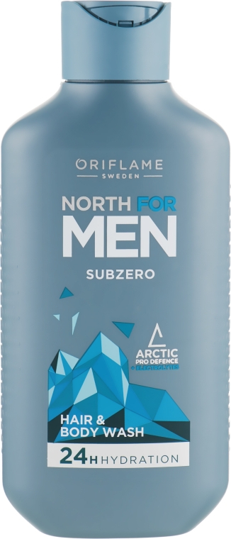 Шампунь для волос и тела - Oriflame North For Men Subzero — фото N1