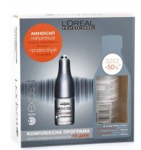 Духи, Парфюмерия, косметика Набор - L'Oreal Professionnel Aminexil (antichute/10x6ml + shampoo/250ml)