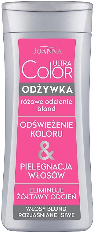 Кондиционер для осветленных и седых волос "Розовый" - Joanna Ultra Color System — фото N6