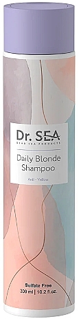 Шампунь для нейтралізації жовтизни волосся - Dr.Sea Daily Blonde Shampoo — фото N1