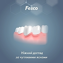 Зубна щітка середньої жорсткості, червона - Fesco Complete Medium Tothbrush — фото N6