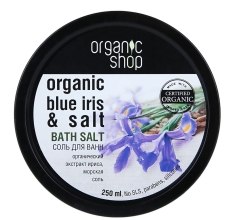 Парфумерія, косметика Сіль для ванн - Organic Shop Baths Salt Organic Blue Iris & Salt