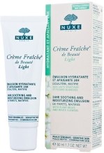 Духи, Парфюмерия, косметика Регулирующий увлажняющий легкий крем - Nuxe Creme Fraiche De Beaute Light 24hr Soothing And Moisturizing Emulsion