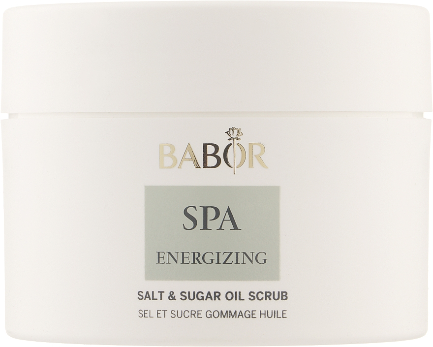 Цукрово-сольовий скраб для тіла - Babor Spa Energizing Salt & Sugar Oil Body Scrub — фото N1