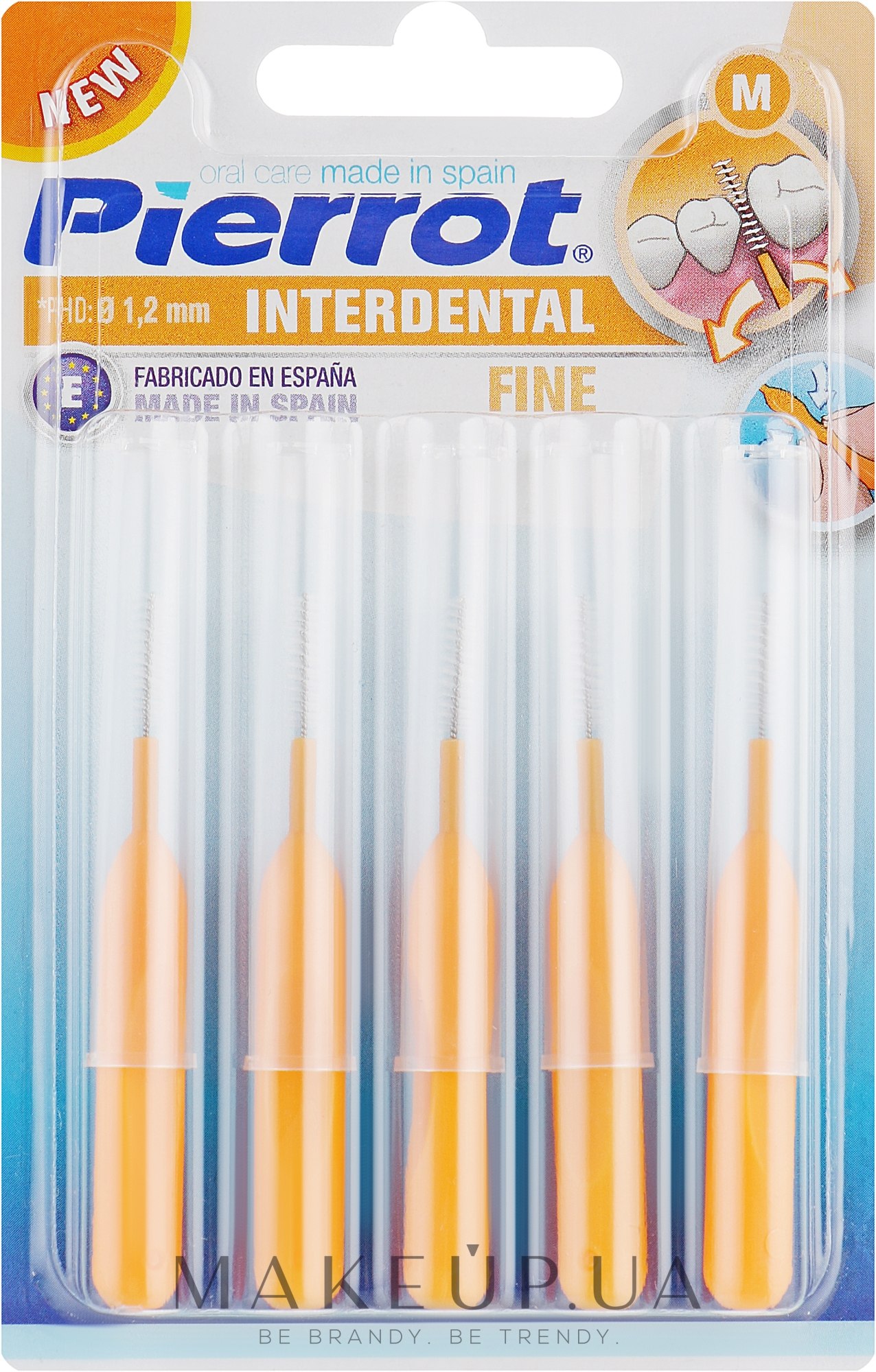 Межзубные ёршики 1.1 мм - Pierrot Interdental Fine — фото 5шт