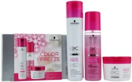 Духи, Парфюмерия, косметика Набор - Schwarzkopf Professional BC Bonacure Color Freeze (shm/250ml + spray/200ml + mask/200ml)