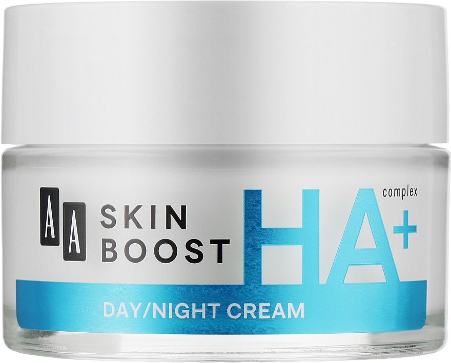 Зволожуючий крем для обличчя - AA Cosmetics Skin Boost HA+ Moisturising Day & Night Cream