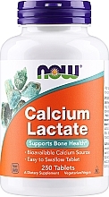 Пищевая добавка "Кальций лактат" - Now Foods Calcium Lactate — фото N1
