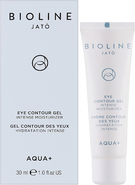 Гель для контура глаз, увлажняющий - Bioline Jato Aqua+ Eye Contour Gel Intense Moisturizer — фото N2