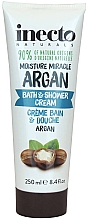 Зволожувальний гель-крем для душу з аргановою олією - Inecto Naturals Argan Bath & Shower Cream — фото N1