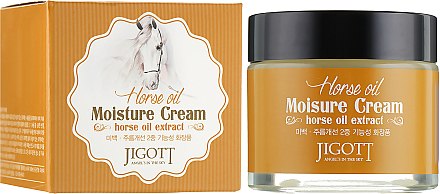 Увлажняющий крем с лошадиным маслом - Jigott Horse Oil Moisture Cream — фото N1
