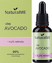 Парфумерія, косметика Олія авокадо + 0.2% ретинолу - NaturalME Dermo