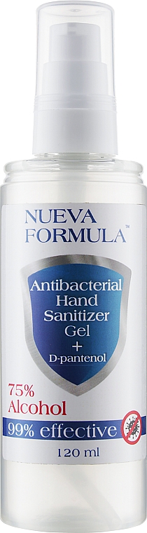 Антисептик-гель для рук с D-пантенолом - Nueva Formula Antibacterial Hand Sanitizer Gel+D-pantenol — фото N7