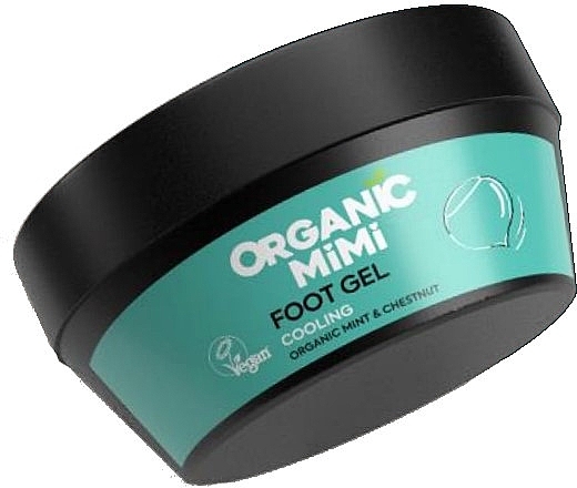 Охлаждающий гель для ног "Мята и каштан" - Organic Mimi Foot Gel Cooling Mint & Chestnut — фото N1