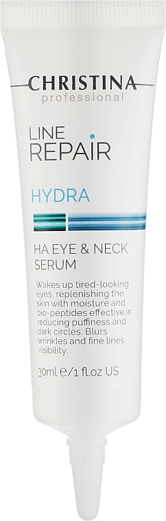Сыворотка для кожи вокруг глаз и шеи - Christina Line Repair Hydra HA Eye & Neck Serum — фото N1