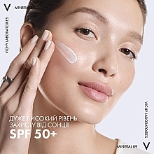 Щоденний зволожувальний сонцезахисний флюїд для шкіри обличчя, SPF 50+ - Vichy Mineral 89 72H Moisture Boosting Daily Fluid SPF 50+ — фото N6