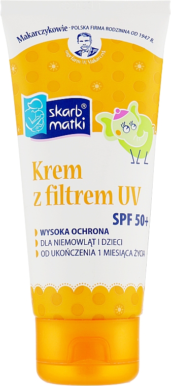 Крем з фільтром для дітей SPF50 - Skarb Matki Filter Cream For Kids