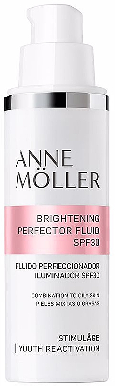 Освітлювальний флюїд для обличчя - Anne Moller Stimulage Brightening Perfector Fluid SPF30 — фото N1