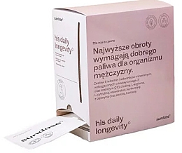 Парфумерія, косметика Харчова добавка «His Daily Longevity Green» для чоловіків - Sundose Suplement Diety