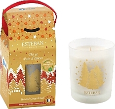 Esteban Tea and Gingerbread - Парфумована декоративна свічка — фото N1