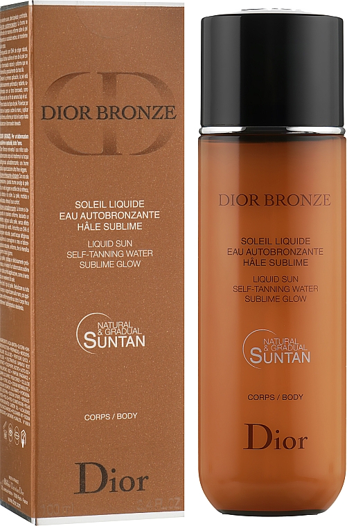 Дымка для автозагара - Dior Bronze Liquid Sun Self-Tanning Body Water  — фото N2