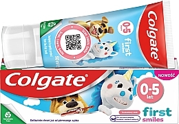 Зубная паста для детей 0-5 лет "Первая улыбка" - Colgate Kids First Smiles Toothpaste — фото N1