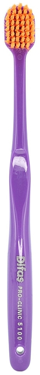 Зубна щітка "Ultra Soft", фіолетова + помаранчева - Difas Pro-Clinic 5100 — фото N1