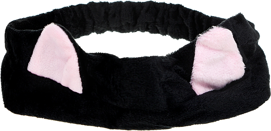 Косметическая повязка "Кошка", черная - Cosmo Shop