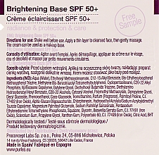 Сияющая основа SPF 50+ с тонирующим эффектом - Purles Brightening Base SPF 50+ (пробник) — фото N2