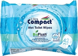 Влажная туалетная бумага - Ultra Compact Wet Toilet Wipes — фото N1