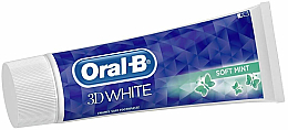 Зубная паста - Oral-B 3D White Soft Mint Toothpaste — фото N2