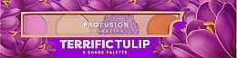Палетка теней для век - Profusion Cosmetics Blooming Hues 5-Shade Palette  — фото N6