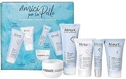 Набір - Alma K. Skin Besties (cleans/gel/75 ml + lip/balm/8 ml + body/butter/50 ml + f/cr/30 ml + h/cr/40 ml) — фото N2