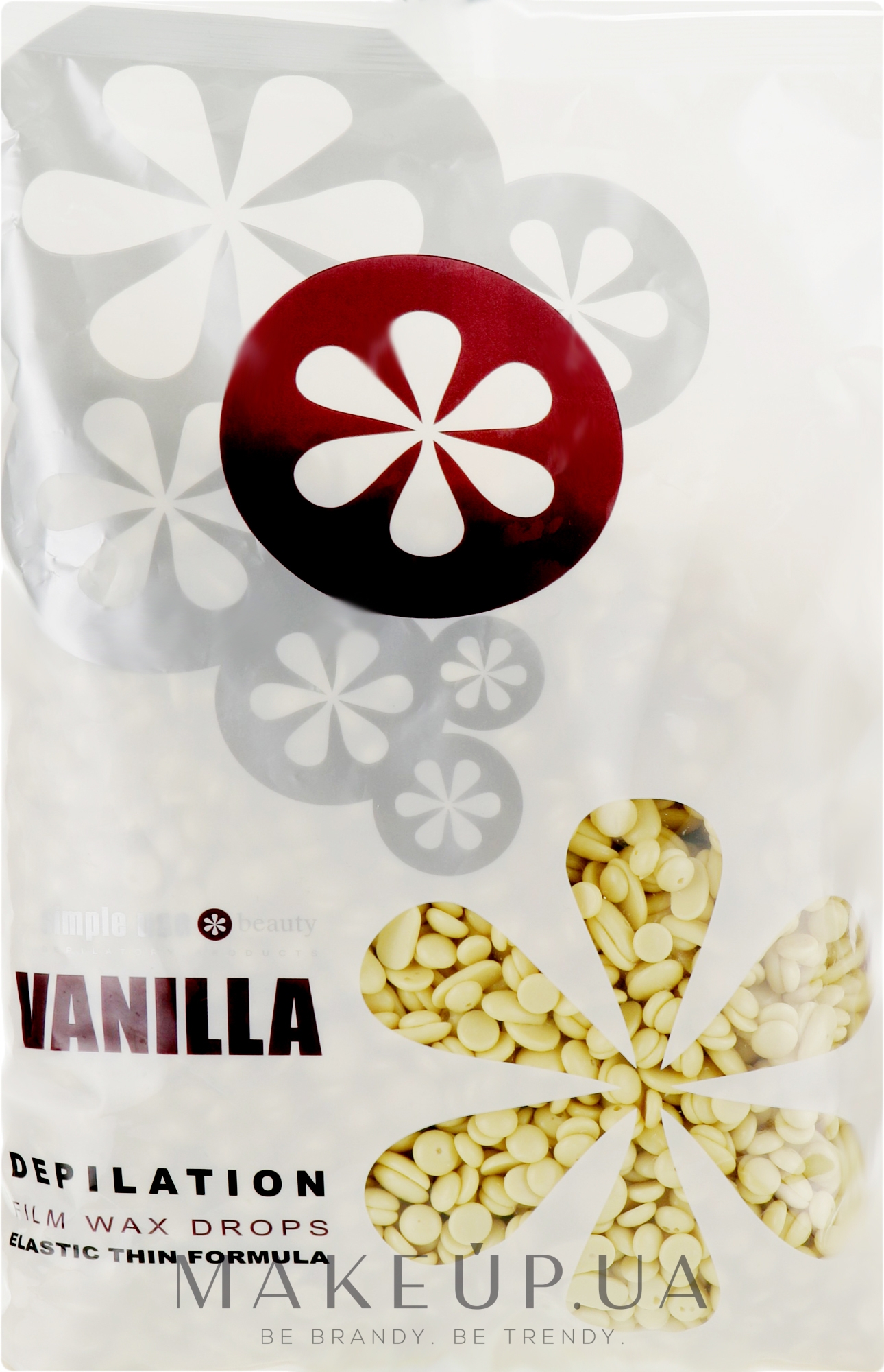 Воск для депиляции пленочный в гранулах "Ваниль" - Simple Use Beauty Depilation Film Wax Drops Vanilla — фото 800g