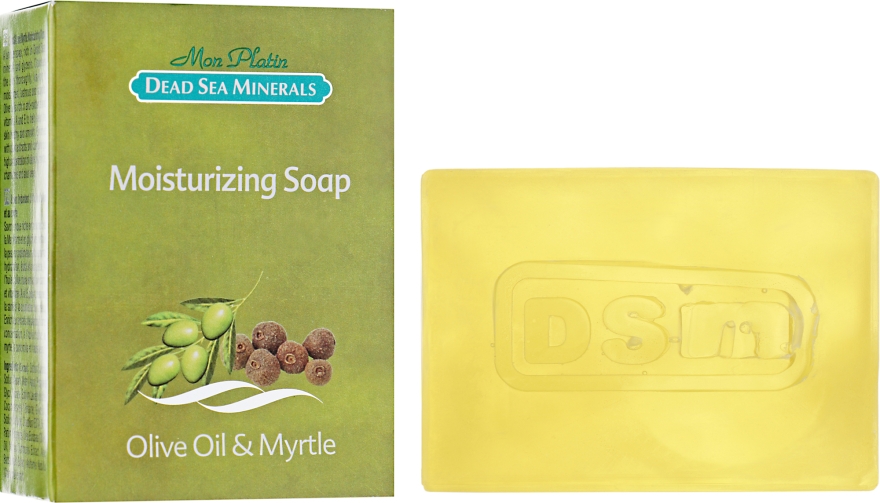 Зволожувальне мило з олією оливи і мирта - Mon Platin DSM Moisturizing Soap — фото N1