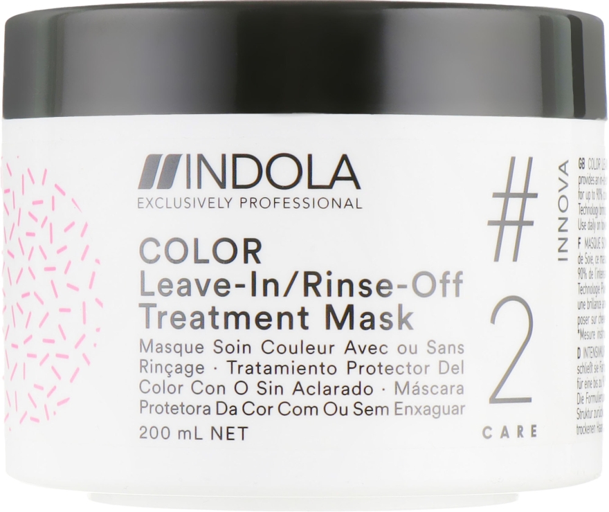 Маска для окрашенных волос - Indola Innova Color Leave-In Treatment Mask — фото N4