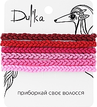 Парфумерія, косметика Набір різнобарвних гумок для волосся UH717722, 6 шт - Dulka