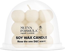 Ароматична свічка "Bubble ", Rose the one D&C - Nueva Formula Candle — фото N2