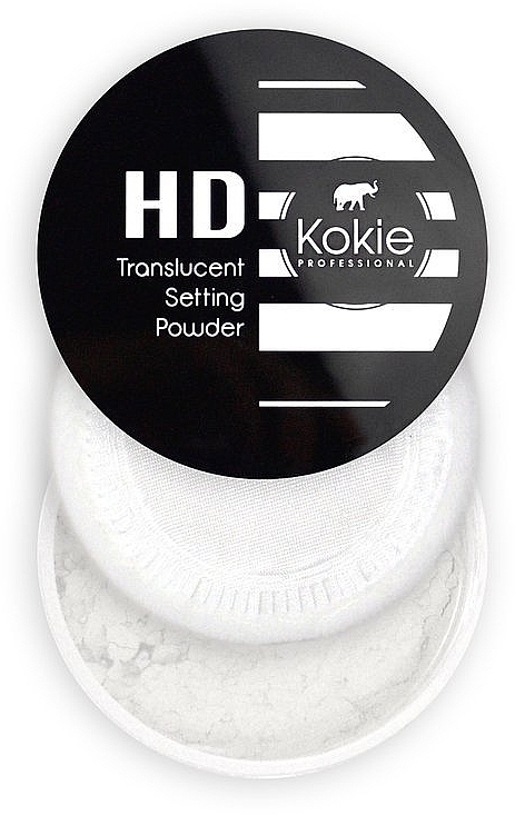 Фіксувальна пудра для обличчя - Kokie Professional HD Translucent Setting Powder — фото N1