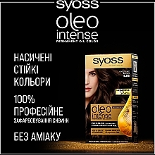 Стійка фарба для волосся без аміаку з олією-активатором - Syoss Oleo Intense * — фото N3