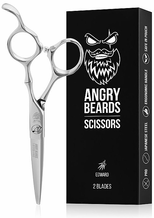 Ножиці для стрижки волосся - Angry Beards Scissors Edward — фото N1