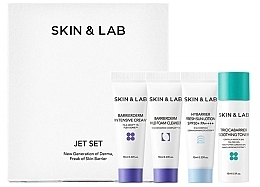 Набір мініатюр - Skin&Lab Jet Set (f/cr/10ml + f/lot/10ml + foam/clean/10ml + toner/15ml) — фото N1