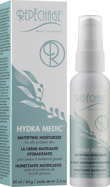Матувальний крем для обличчя - Repechage Hydra Medic Mattifying Moisturizer — фото N2
