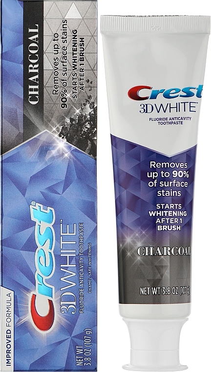 Відбілювальна зубна паста - Crest 3D White Charcoal — фото N2