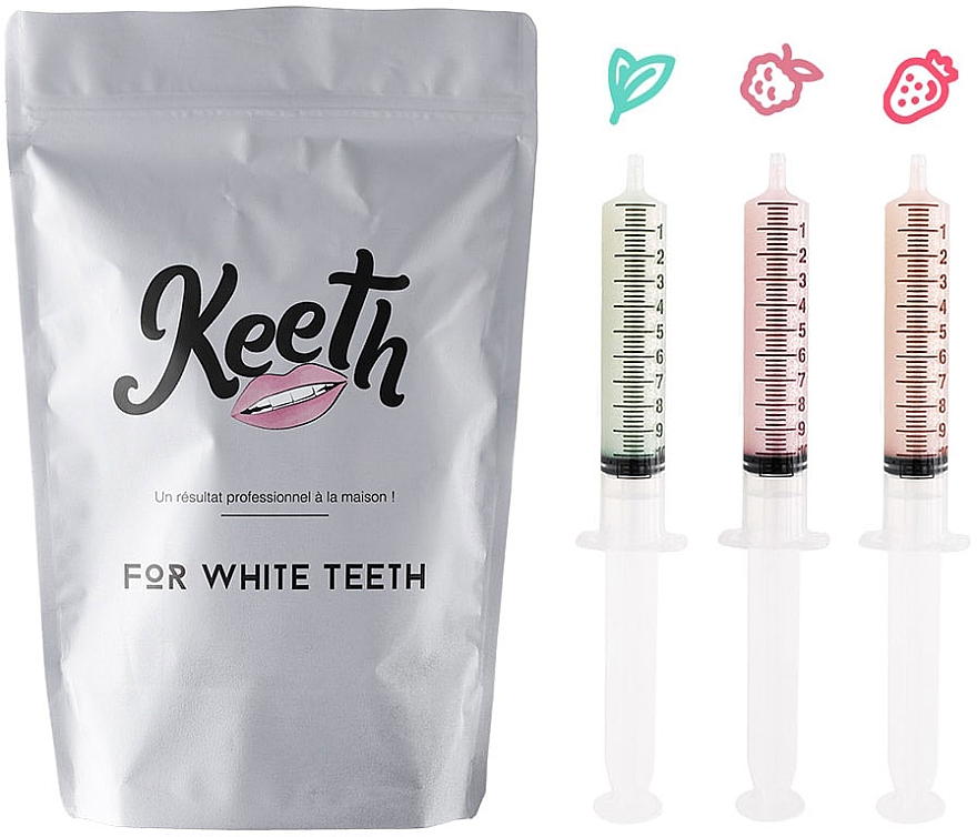 Набір змінних картриджів для відбілювання зубів - Keeth Best Seller Refill Pack — фото N1