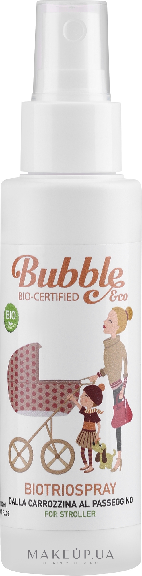 Натуральний спрей для возика, автокрісла та одягу - Bubble&Co Biotrio Spray — фото 100ml