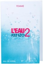 Духи, Парфюмерия, косметика Kenzo L'Eau 2 Kenzo Pour Femme - Туалетная вода (пробник)